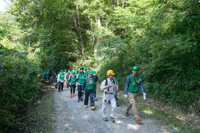 作業場への移動