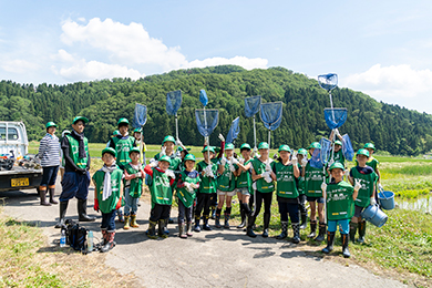 アメリカザリガニをつかまえよう！