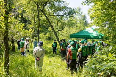 活動場所へ移動～活動開始！