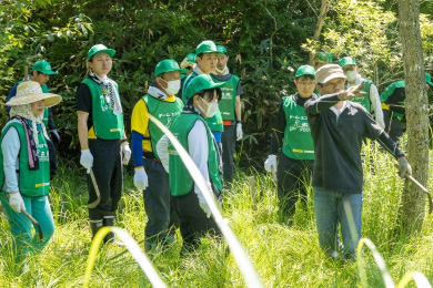 活動場所へ移動～活動開始！