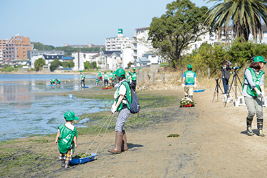 干潟クリーン作戦