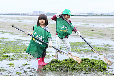 アオサを回収