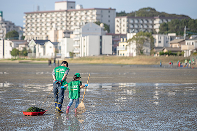 干潟クリーン作戦