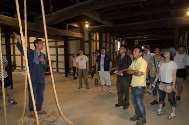 重要文化財に指定されている「太田家住宅」も見学