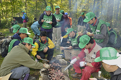 ジンギスカンを美味しくいただきました！