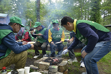 白老牛や鹿肉を美味しくいただきました