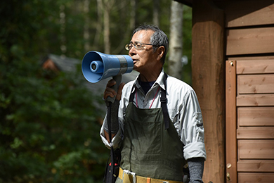 森づくりについて真剣に耳を傾けました