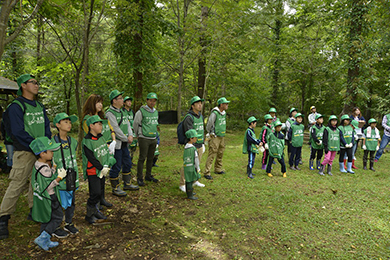 森づくりについて真剣に耳を傾けました