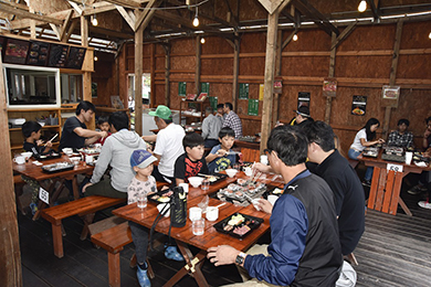 活動の後は、白老牛を堪能