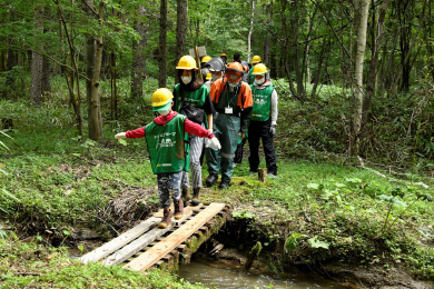 活動場所へ移動～活動開始！
