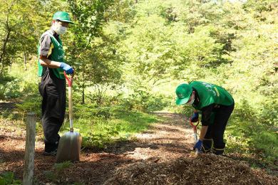 適度に撒くことが必要で意外と重労働でした