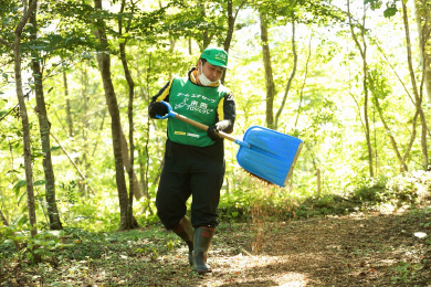 適度に撒くことが必要で意外と重労働でした