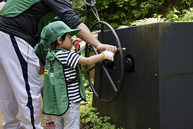 活動場所へ移動～自然観察