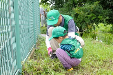 家族そろって草刈りをしました