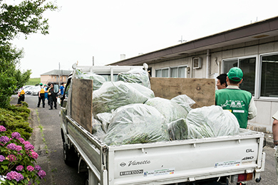 たくさん草を刈りました