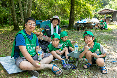 みんなでお弁当をいただきました。