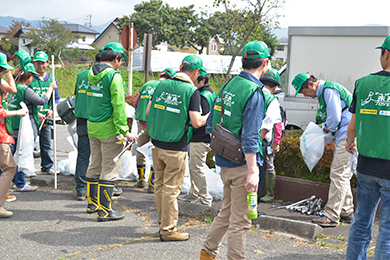 約45袋のゴミを集めることができました