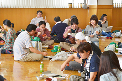 地元の美味しいご飯を堪能