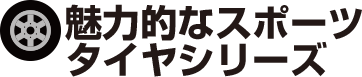 魅力的なスポーツタイヤシリーズ