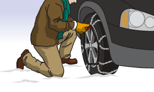 心得 7 スタッドレスタイヤでもチェーンが必要なことがある