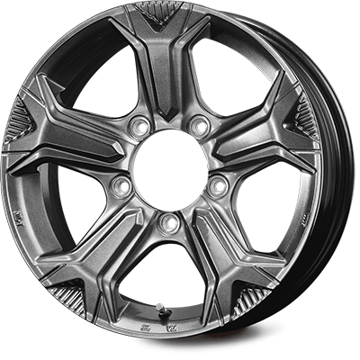 WILD CRUISING KC-X Dark Gunmetallic / 16”(5H)